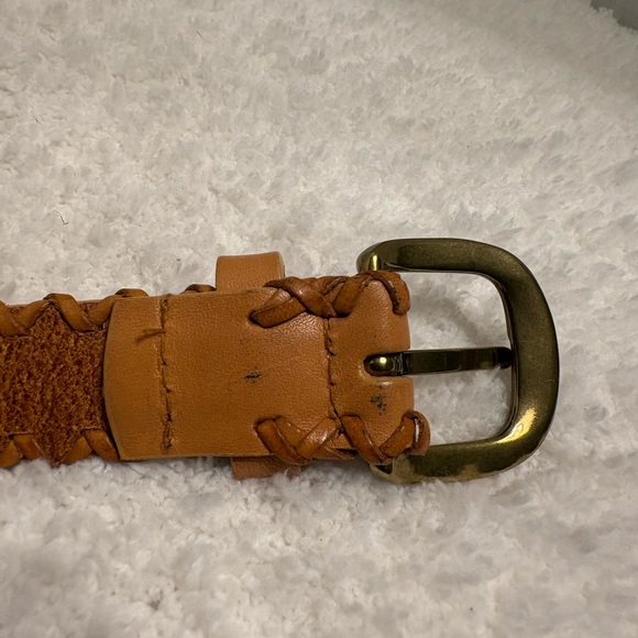Lauren Ralph Lauren Tan Leather Whipstitched Belt Women’s Size S-M main image 5